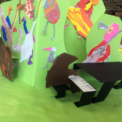 pop-up scolaires livre musique animaux