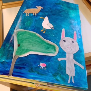Un Lapin s’ennuie – animaux bord de mer
